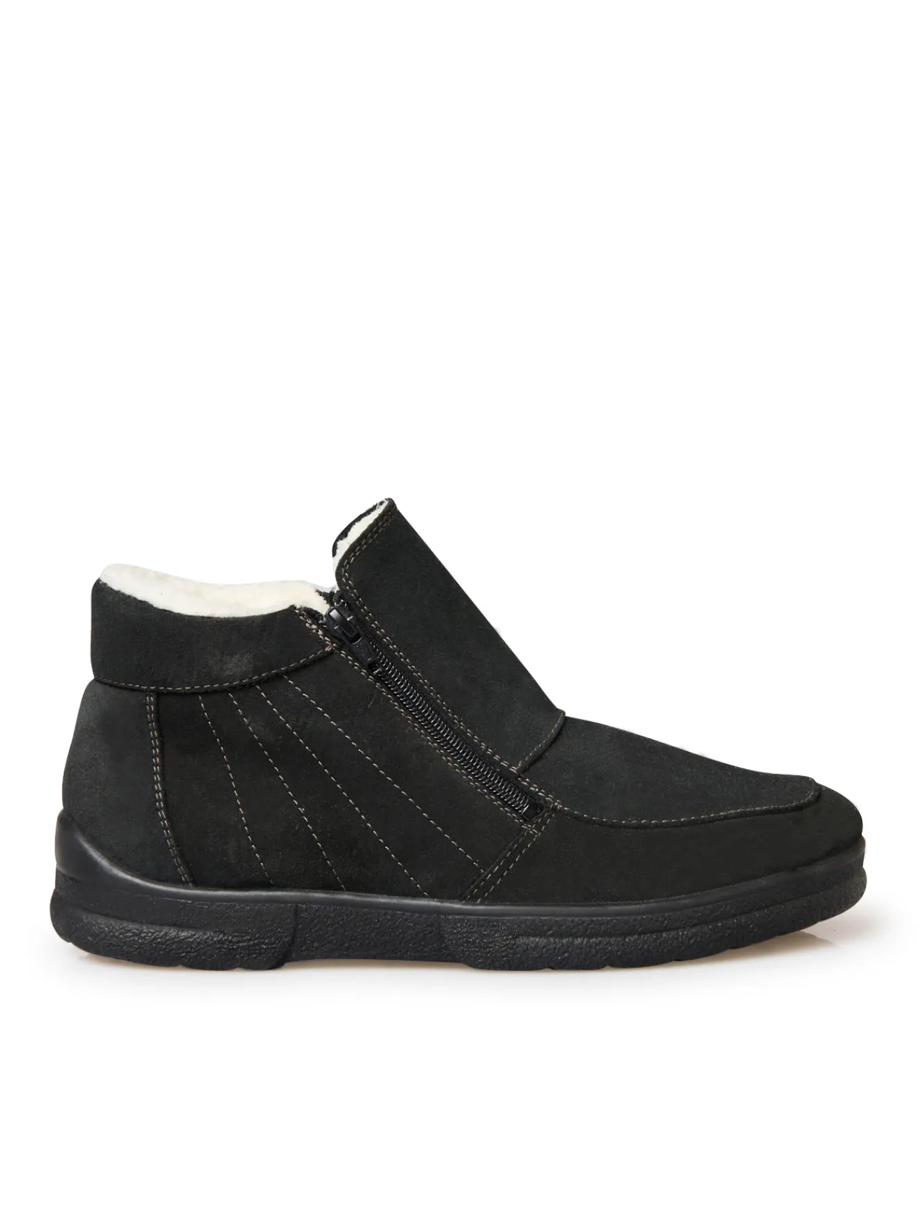 Outlet Boots fourrées double zip Homme Boots|Chaussures Homme