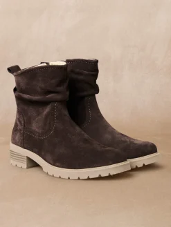 Best Boots molletonnées effet plissé Femme Boots