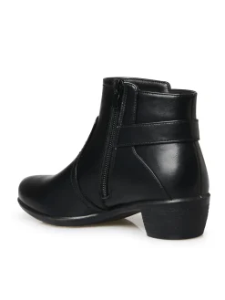 Sale Boots zippées esprit cavalière Femme Boots