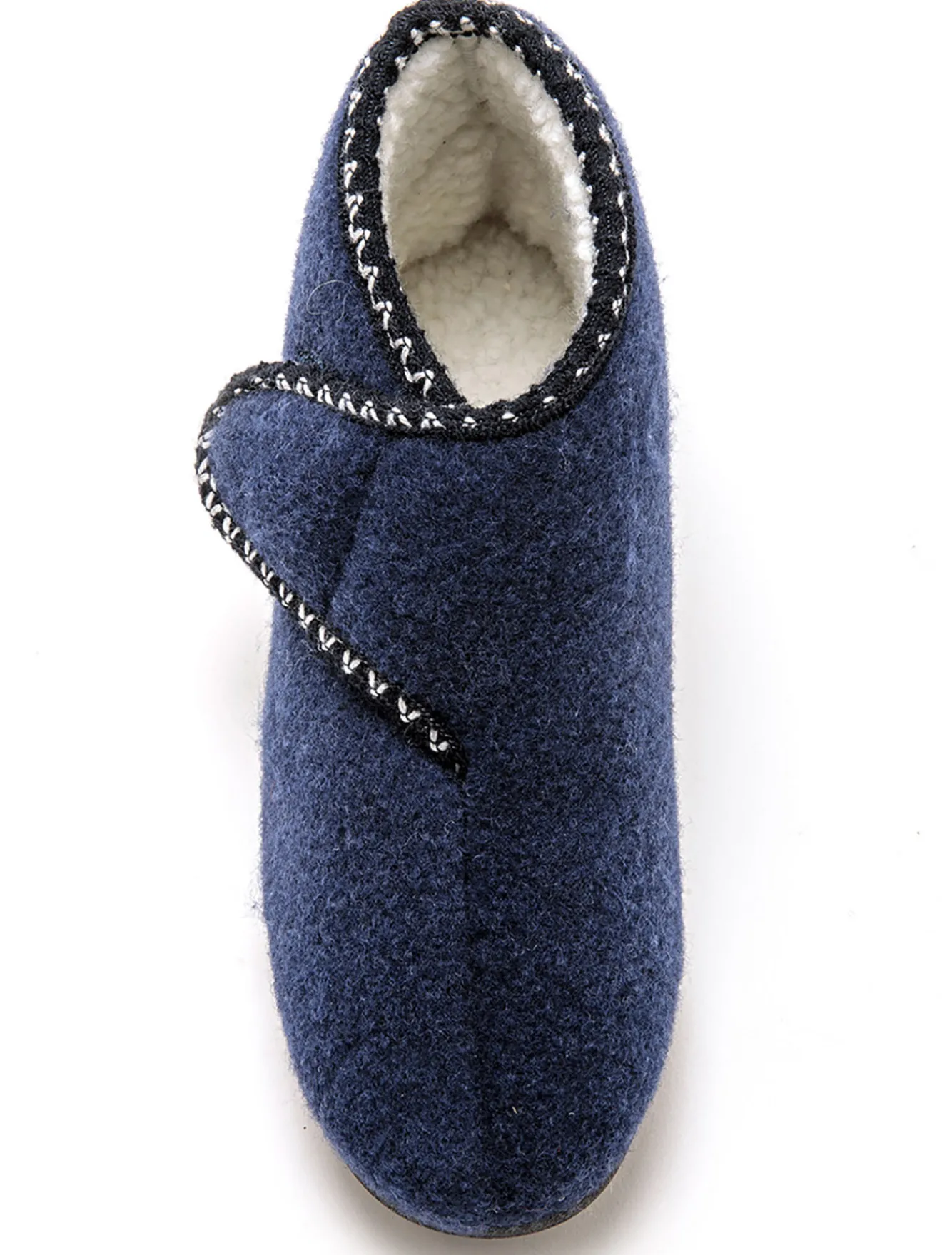 Sale Bottillons fourrés à scratch Femme Pantoufles, Chaussons