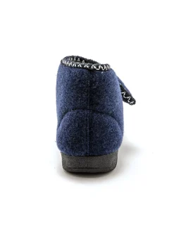 Sale Bottillons fourrés à scratch Femme Pantoufles, Chaussons