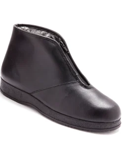 Bottillons fourrés à zip largeur confort Homme Boots|Chaussures Homme