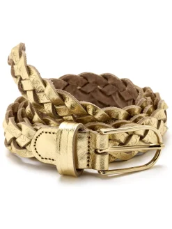 Sale Ceinture tressée en cuir Femme Accessoires Et Bijoux