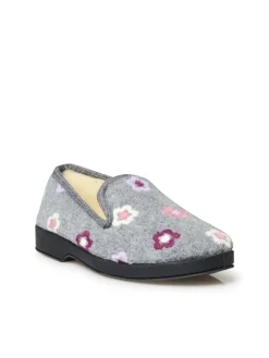 Outlet Charentaises entièrement fourrées laine Femme Pantoufles, Chaussons