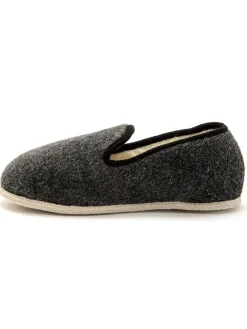 Clearance Charentaises mixtes fourrées laine Homme Chaussons|Chaussures Homme