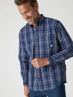 Best Chemise à carreaux manches longues Homme Chemise