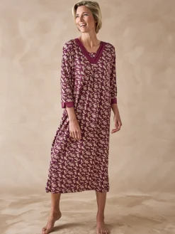 Discount Chemise de nuit longue fluide Chemise De Nuit