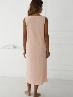 Online Chemise de nuit plumetis larges bretelle Chemise De Nuit