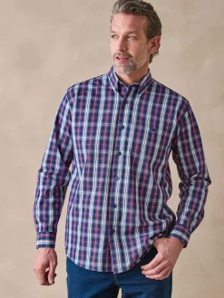 New Chemise en tissu pur coton Homme Chemise