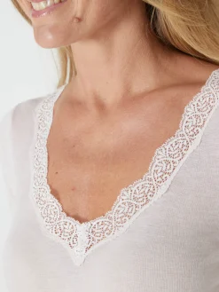 Sale Chemise manches longues avec laine T-Shirt Thermique - Les Chaleureux