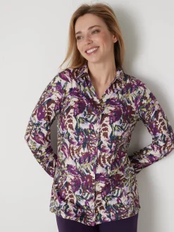 Online Chemisier chaud en maille Femme Chemisier, Blouse