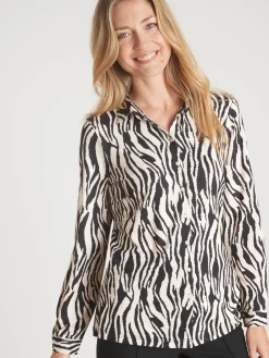 Outlet Chemisier chaud en maille Femme Chemisier, Blouse