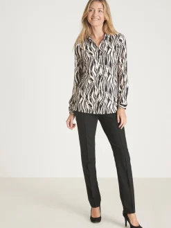 Outlet Chemisier chaud en maille Femme Chemisier, Blouse