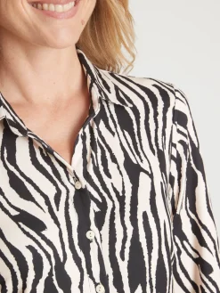 Outlet Chemisier chaud en maille Femme Chemisier, Blouse