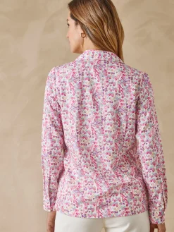 Hot Chemisier effet plastron manches longues Femme Chemisier, Blouse