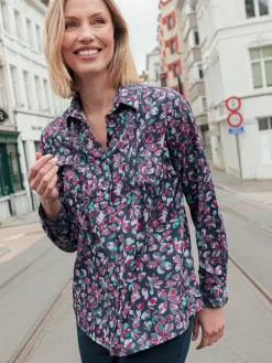 Best Chemisier effet plastron manches longues Femme Chemisier, Blouse