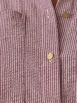 Chemisier en seersucker Femme Chemisier, Blouse