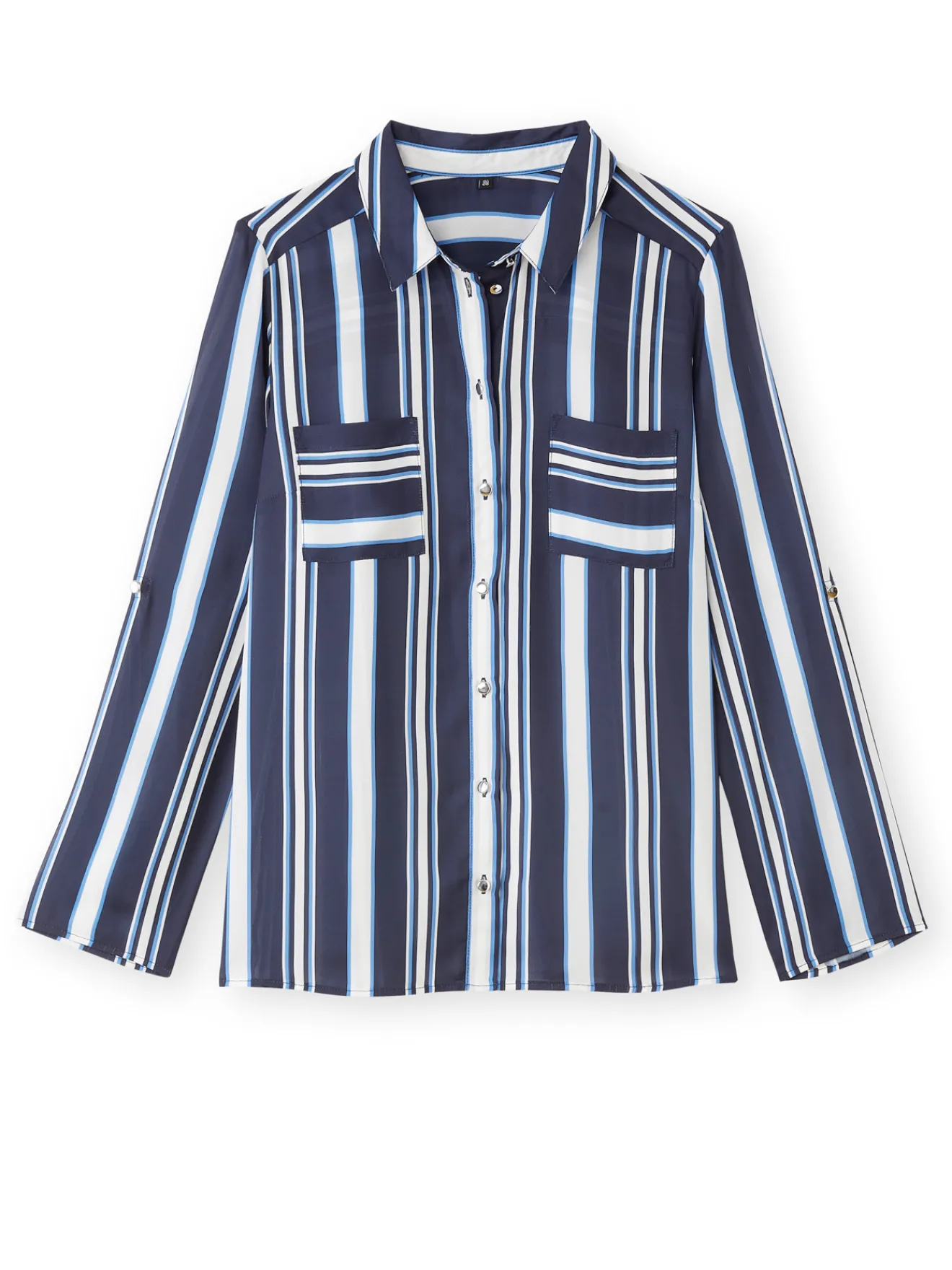 New Chemisier fluide long. 65cm Femme Chemisier, Blouse