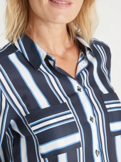 New Chemisier fluide long. 65cm Femme Chemisier, Blouse