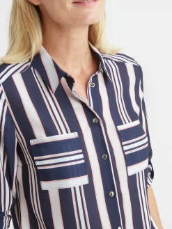 Clearance Chemisier fluide long. 65cm Femme Chemisier, Blouse