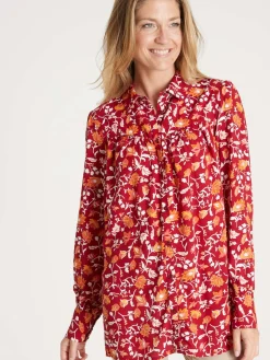 Chemisier long ample spécial ventre rond Femme Tunique|Chemisier, Blouse