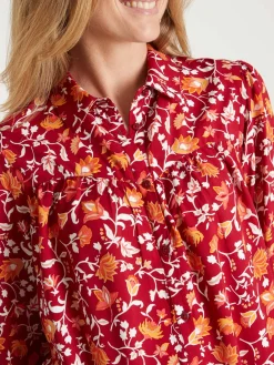 Chemisier long ample spécial ventre rond Femme Tunique|Chemisier, Blouse