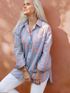 New Chemisier long pur coton Femme Tunique|Chemisier, Blouse