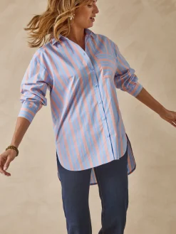 New Chemisier long pur coton Femme Tunique|Chemisier, Blouse