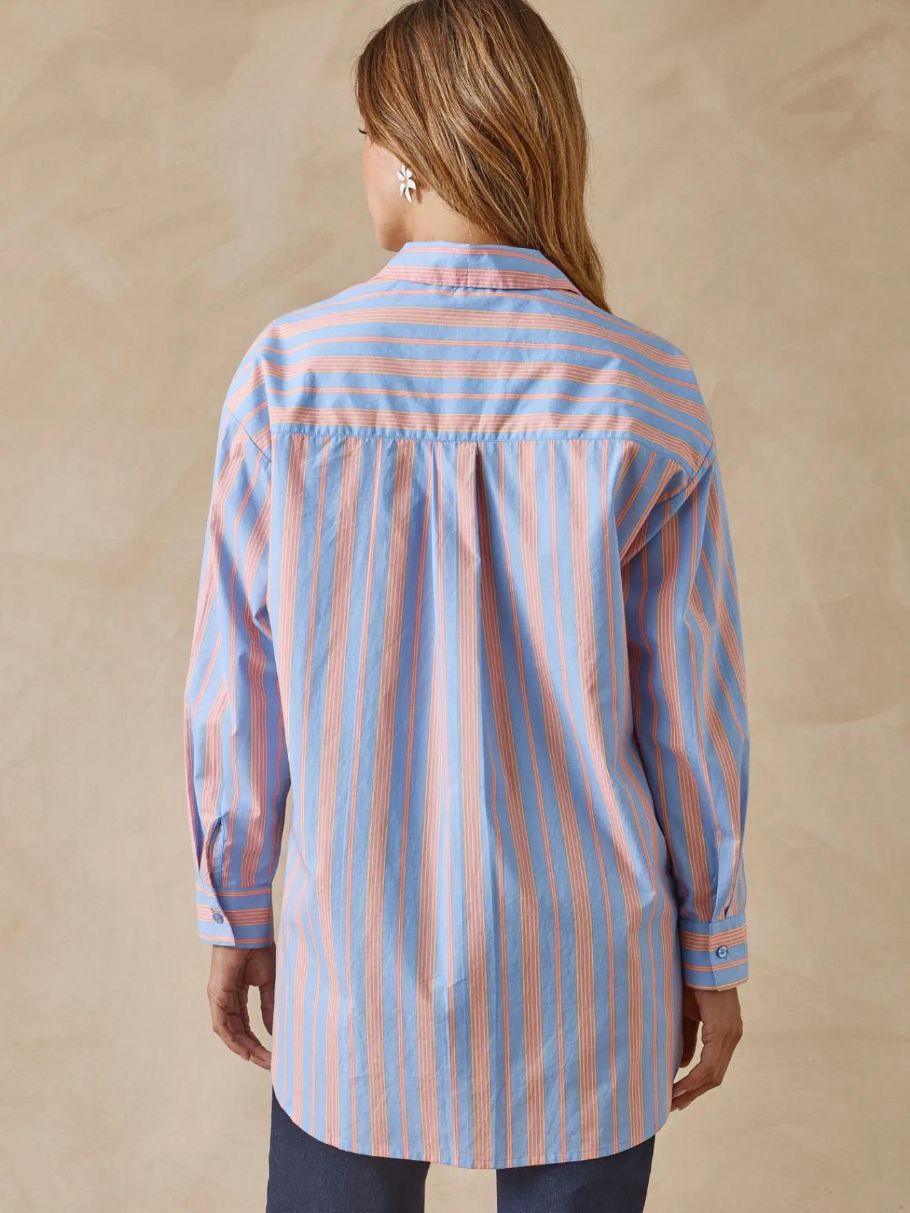 New Chemisier long pur coton Femme Tunique|Chemisier, Blouse