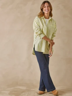 Outlet Chemisier long pur coton Femme Tunique|Chemisier, Blouse