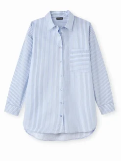 New Chemisier long pur coton Femme Tunique|Chemisier, Blouse