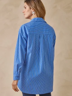 New Chemisier long pur coton Femme Tunique|Chemisier, Blouse