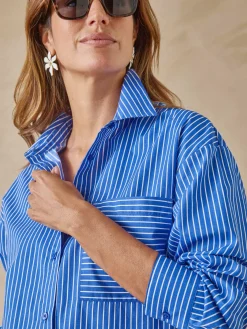 New Chemisier long pur coton Femme Tunique|Chemisier, Blouse