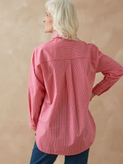 Online Chemisier long pur coton Femme Tunique|Chemisier, Blouse