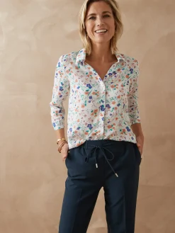 New Chemisier manches 3/4 Femme Chemisier, Blouse