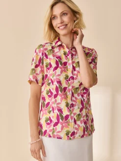 Chemisier manches courtes Femme Chemisier, Blouse