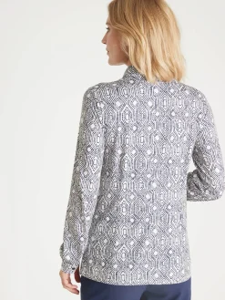 Outlet Chemisier manches longues en maille Femme Chemisier, Blouse