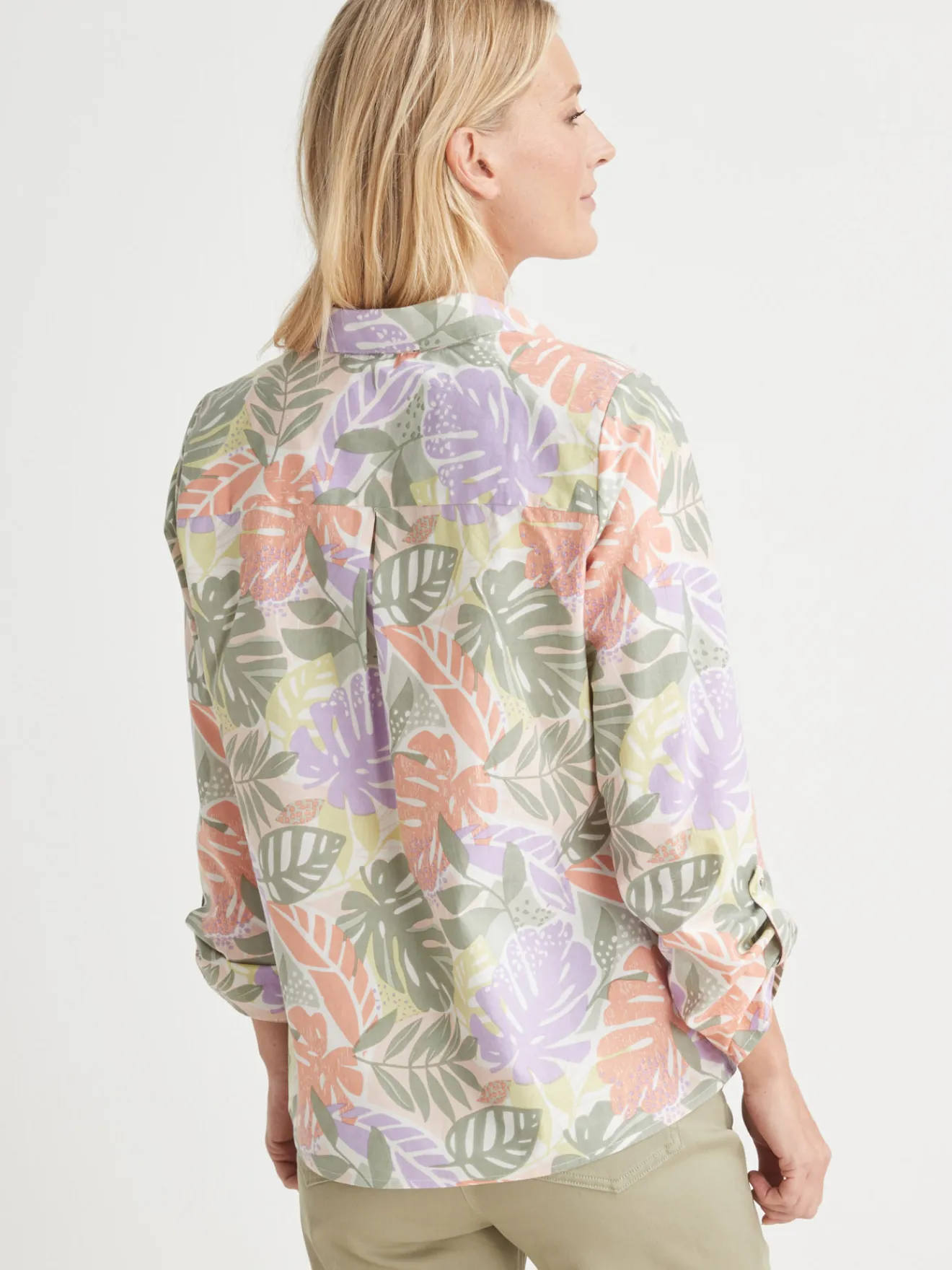 Best Chemisier manches retroussables Femme Tunique|Chemisier, Blouse