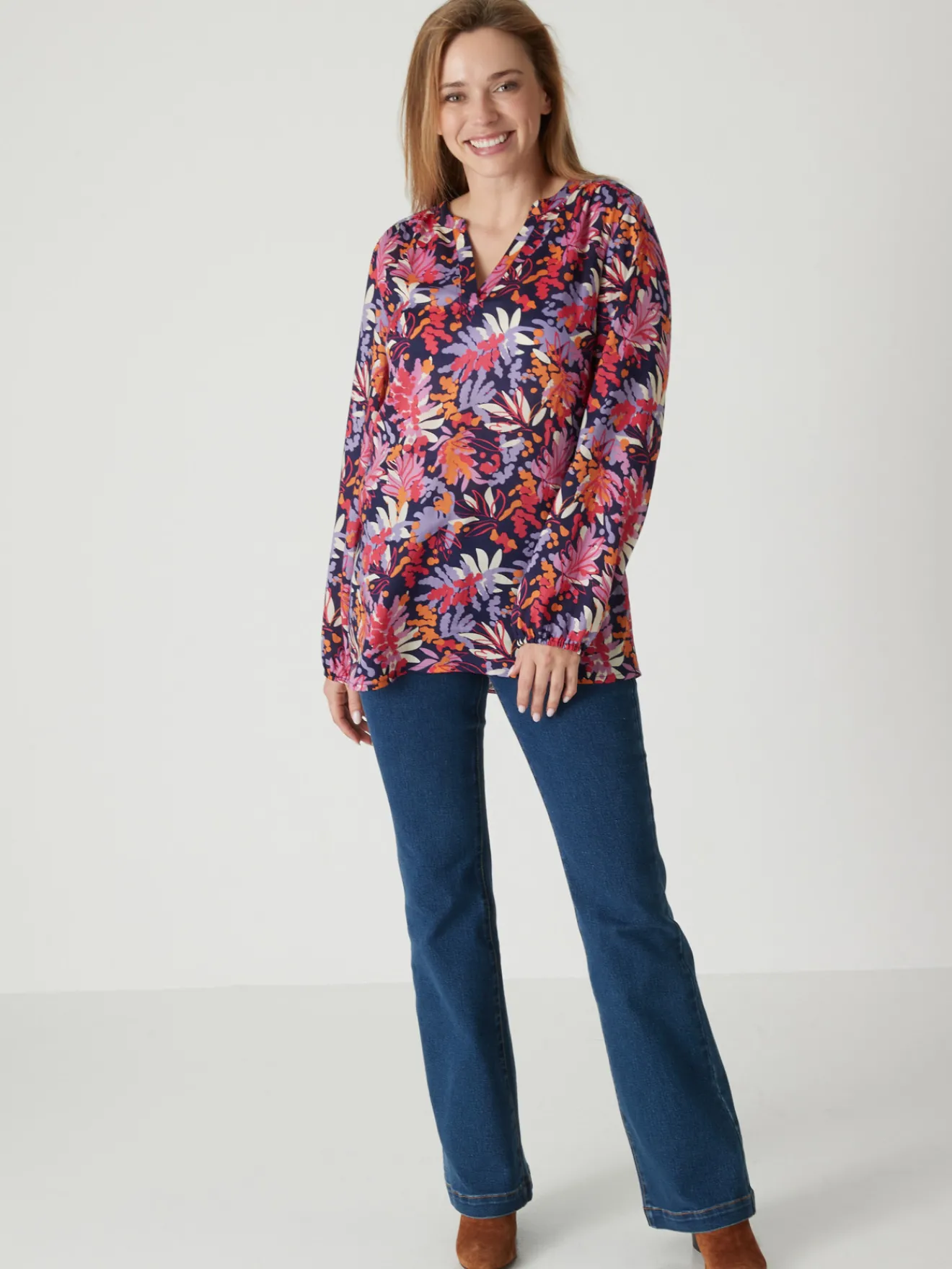 Chemisier tunique Femme Tunique|Chemisier, Blouse