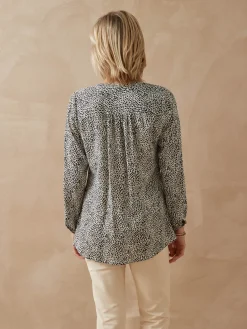 Sale Chemisier tunique à petits plis Femme Tunique|Chemisier, Blouse