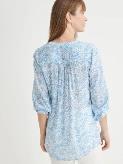 Sale Chemisier tunique à petits plis Femme Tunique|Chemisier, Blouse