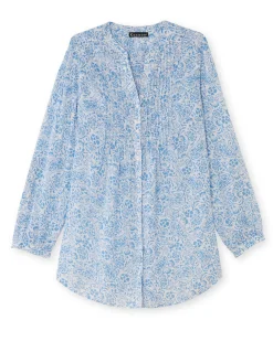 Sale Chemisier tunique à petits plis Femme Tunique|Chemisier, Blouse