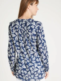 Hot Chemisier tunique à petits plis Femme Tunique|Chemisier, Blouse