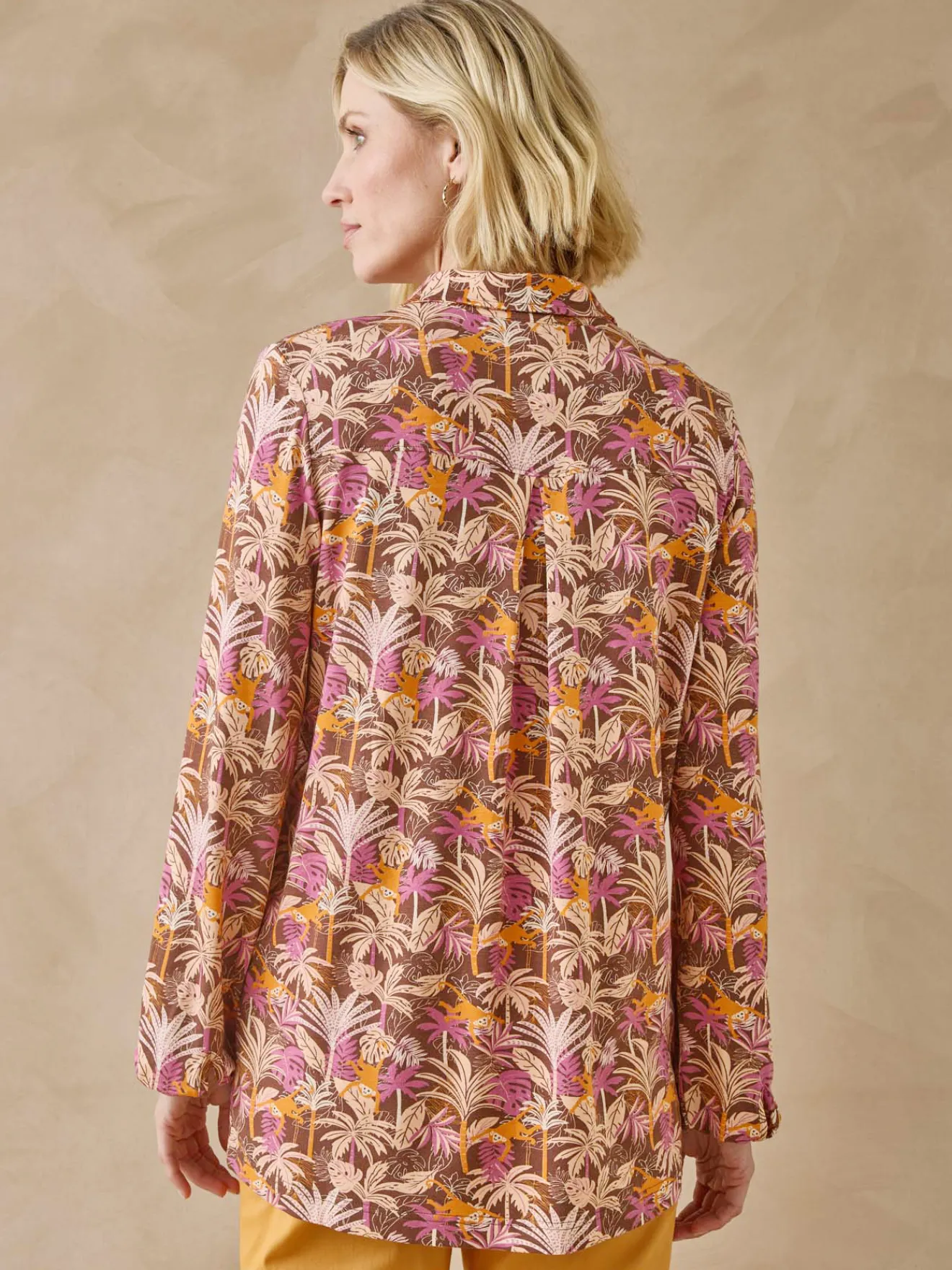 New Chemisier tunique en maille fluide Femme Tunique|Chemisier, Blouse