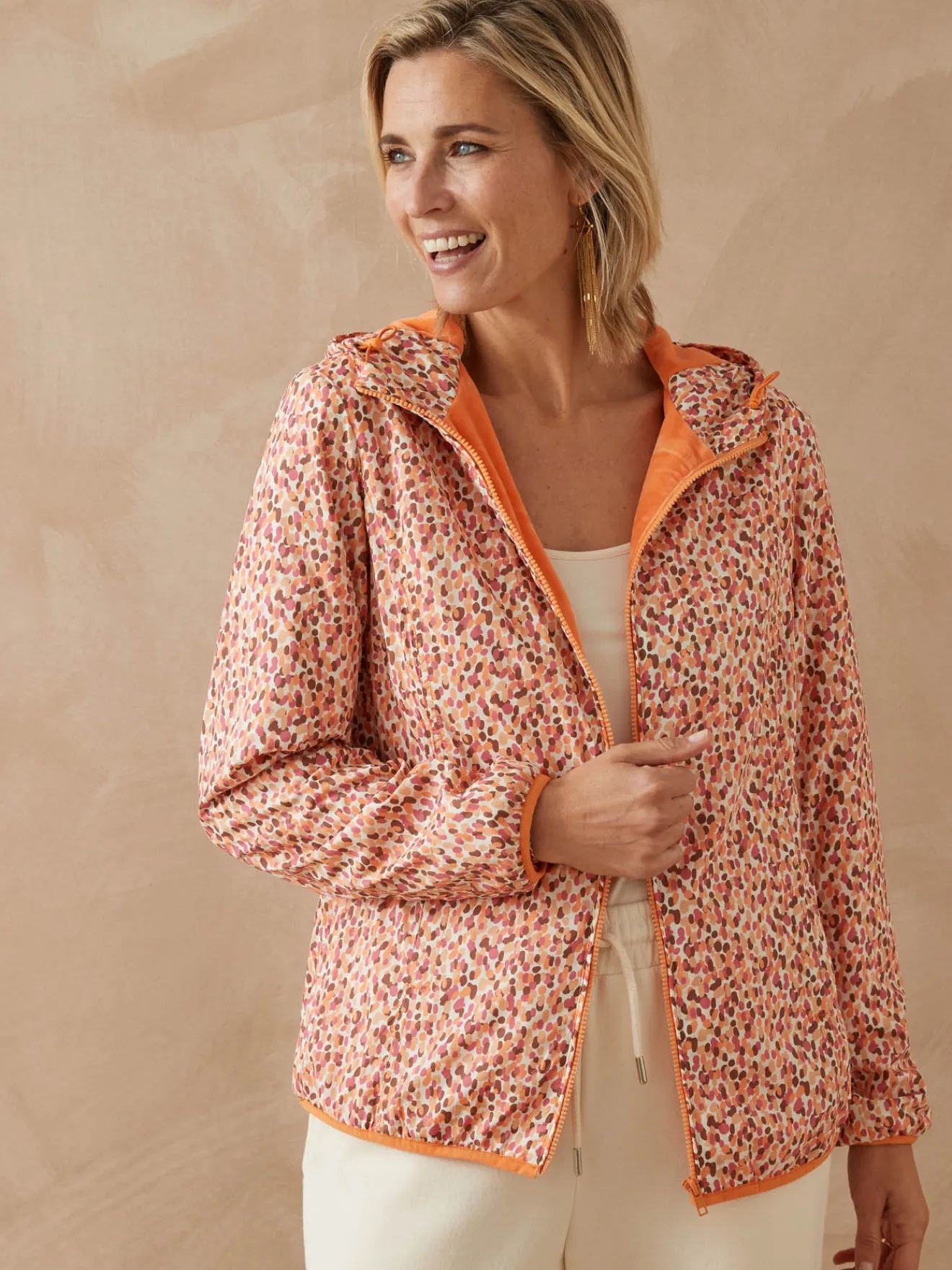 Coupe-vent doublé polaire Femme Manteau, Parka