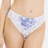 Online Culotte microfibre imprimée et dentelle Culotte, Slip, Shorty