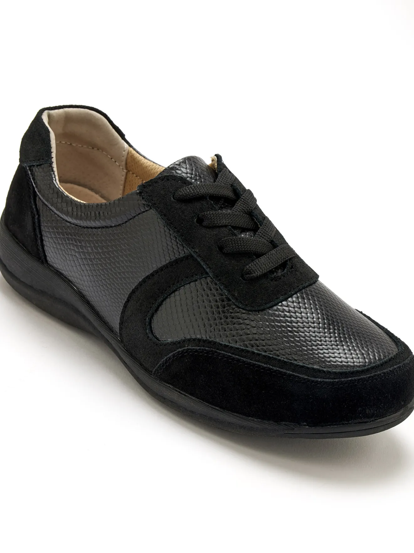 New Derbies à lacets semelle amovible Femme Baskets, Derbies