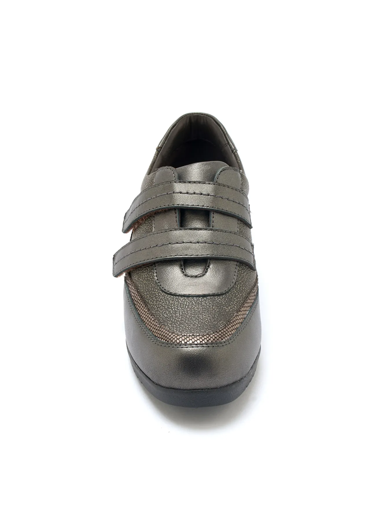 New Derbies à scratch semelle amovible Femme Baskets, Derbies