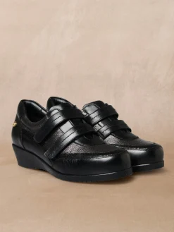 Discount Derbies à scratch semelle amovible Femme Baskets, Derbies