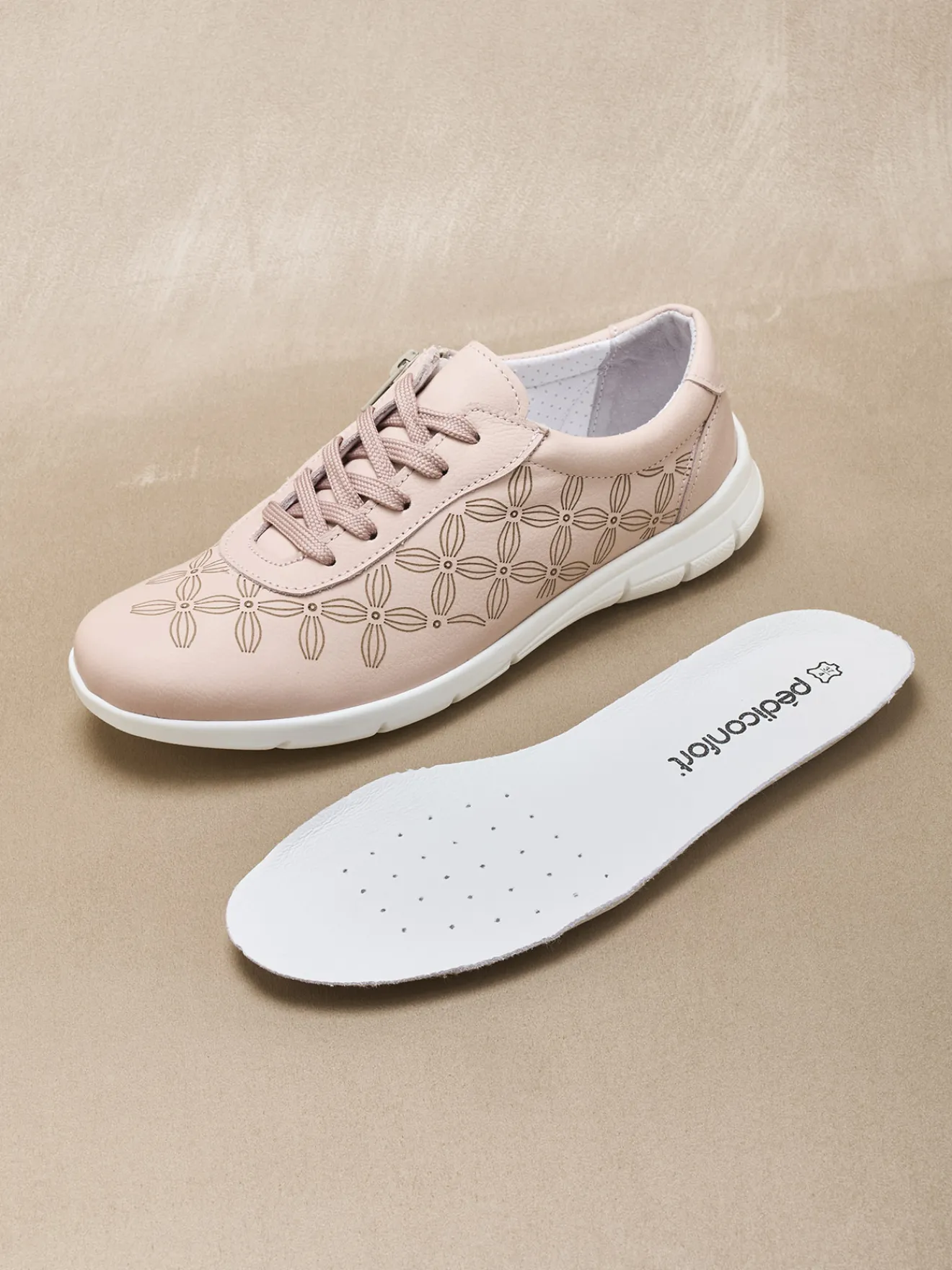 Sale Derbies avec zip et lacets Femme Baskets, Derbies